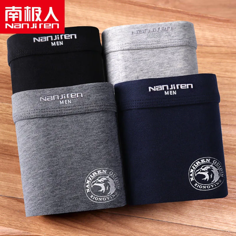 Men Fashion Cotton Underwear Boxers Breathable Man Boxer Printed Sexy Underpants Men's Comfortable Brand Shorts Underwear L-3XL