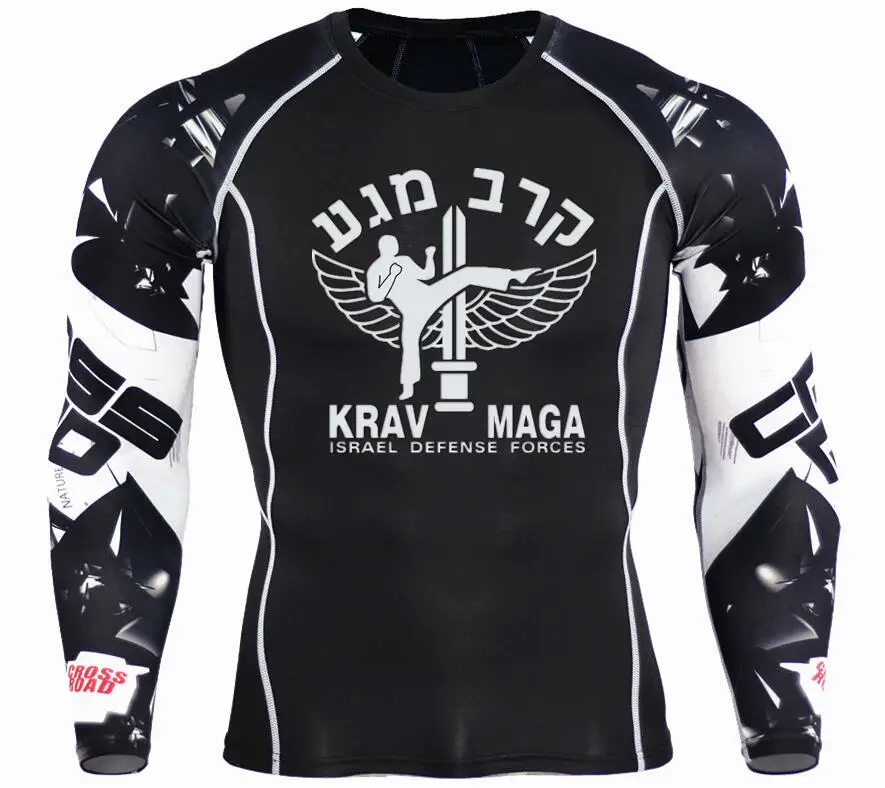 2019 мужские футболки Israel Krav maga компрессионные 3D подростковые Трикотажные изделия