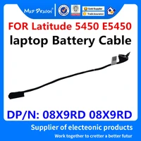 new original 08x9rd 8x9rd dc02001yj00 for dell latitude 5450 e5450 zam70 laptops battery connector line battery cable