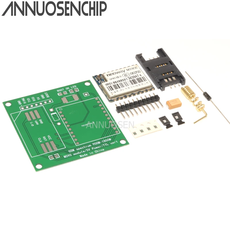 M590E GSM GPRS модуль Diy наборы M590 900m 1800m Sms процессор MCU тест|Импульсный источник