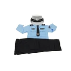 Детский костюм офицера полиции 110-160 см, костюм для косплея, карнавальвечерние, модная одежда, детская одежда, униформа для девочек и женщин