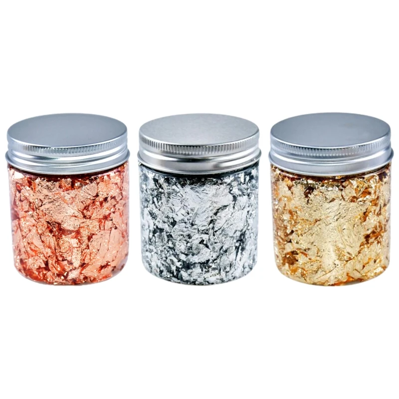 

DIY Crafts Nail Art Glitter Paper Flake Foil Chips Decal Decoration 3D Sticker