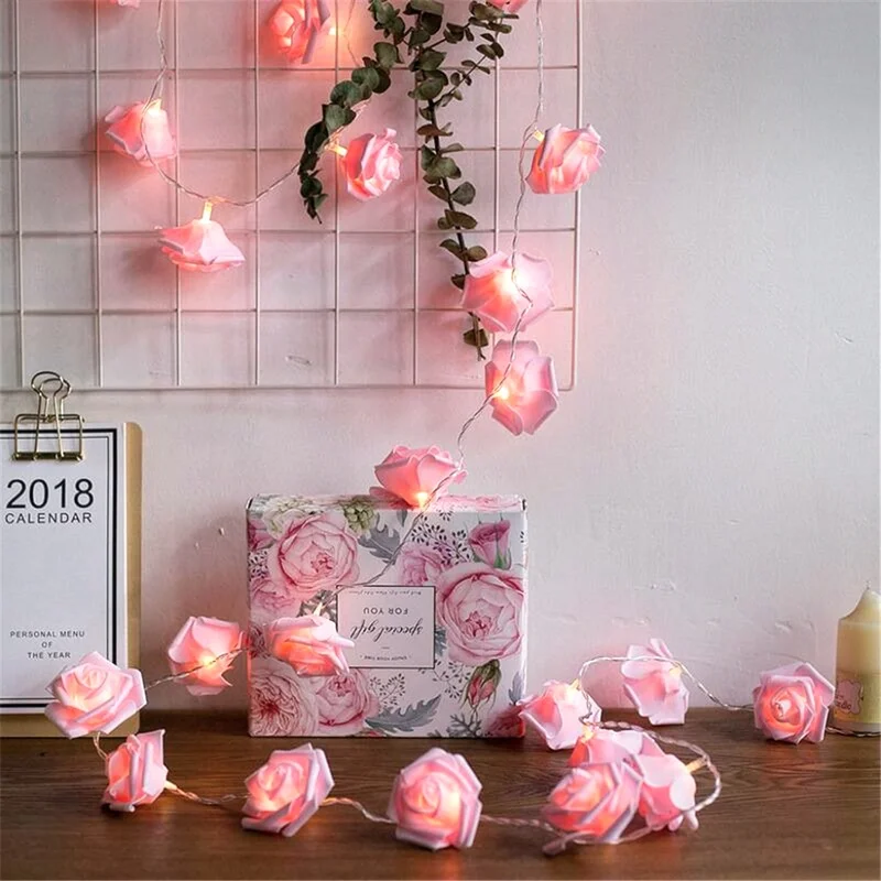 

LED Creative Valentine Lights String BatteryOperated Light Wedding Holiday Party Decor Fairy Garland Shawty Quality Lamp String