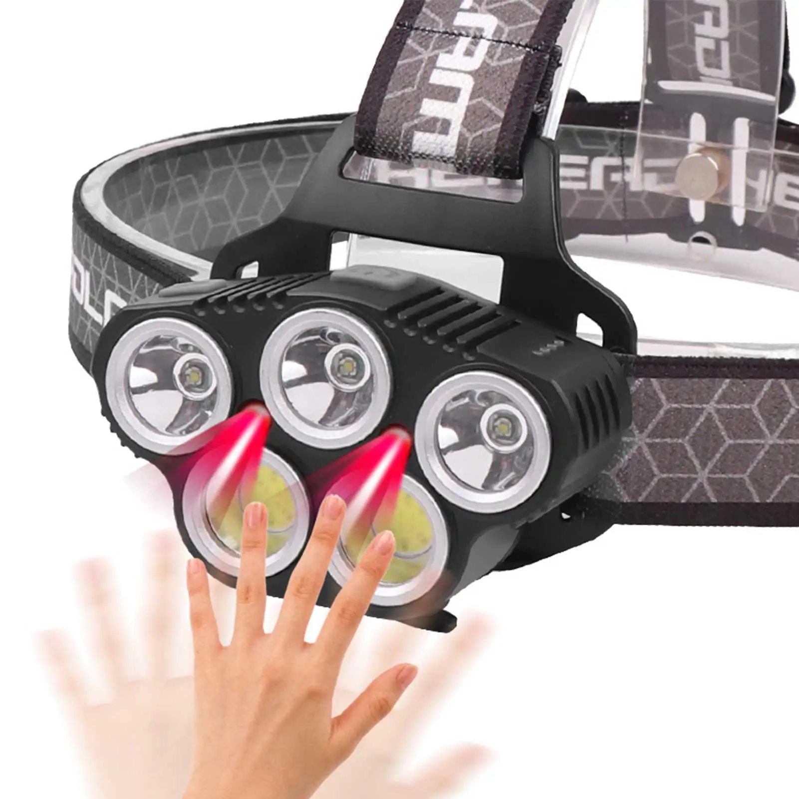 

2021 New USB Rechargeable Waterproof Outdoor Work Light XPE+COB Headlight Portable Mini Camping Hiking Night Headlamp Lights