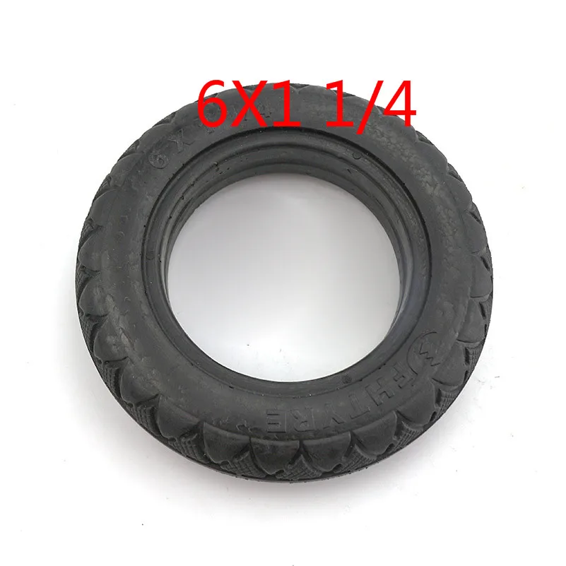 

Motorcycle 6x11/4 small surfing electric scooter solid tire 6inch Folding electric vehicle non inflated solid tyre