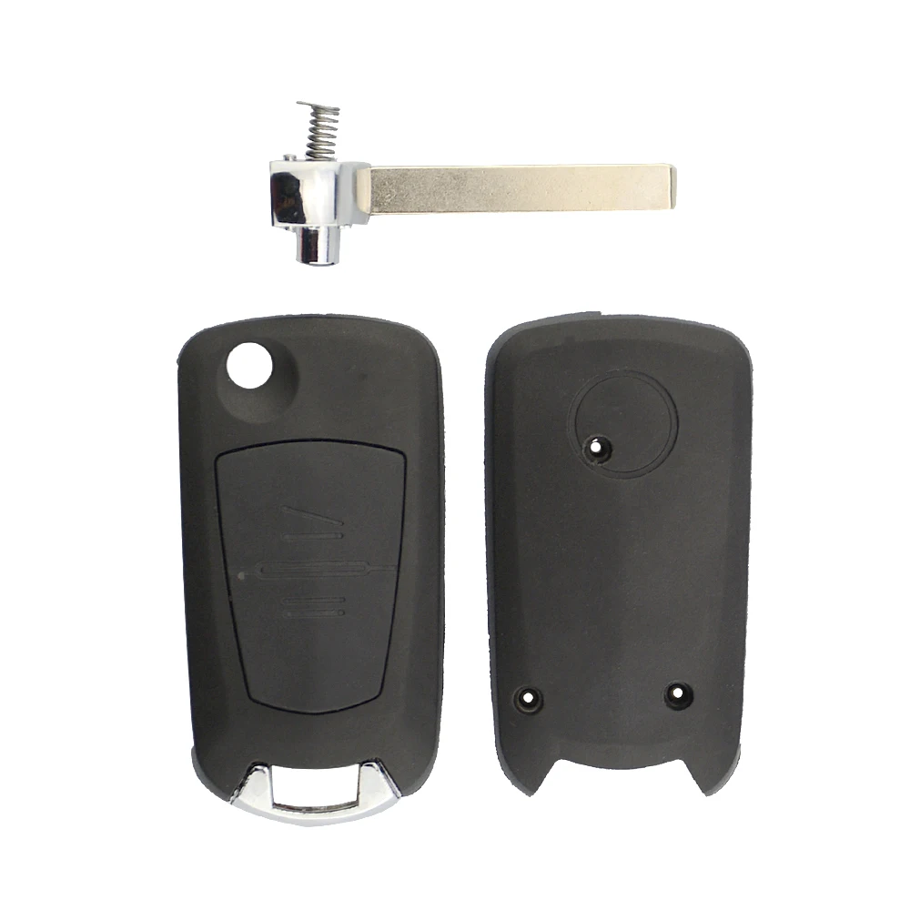 OkeyTech 2 кнопки флип модифицированный пульт дистанционного ключа чехол для Opel Vauxhall