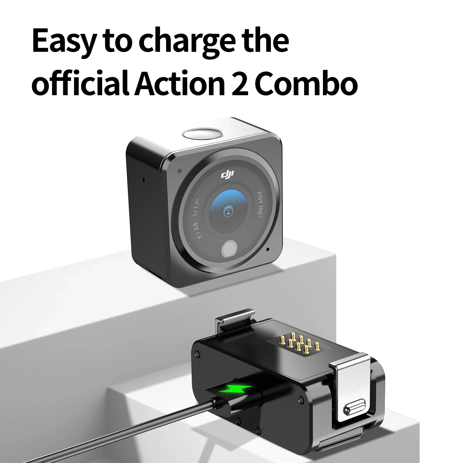 

Для DJI Action 2 магнитное индуктивное зарядное основание 1/4 'отверстие штатив монопод адаптер металлическое Крепление для основной камеры DJI OSMO ...