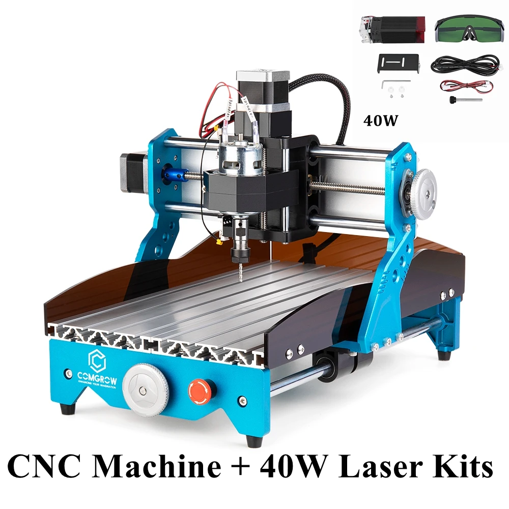 COMGROW 2 в 1 фрезерный станок 40 Вт сжатый 3018CNC лазерная резка гравер предварительно