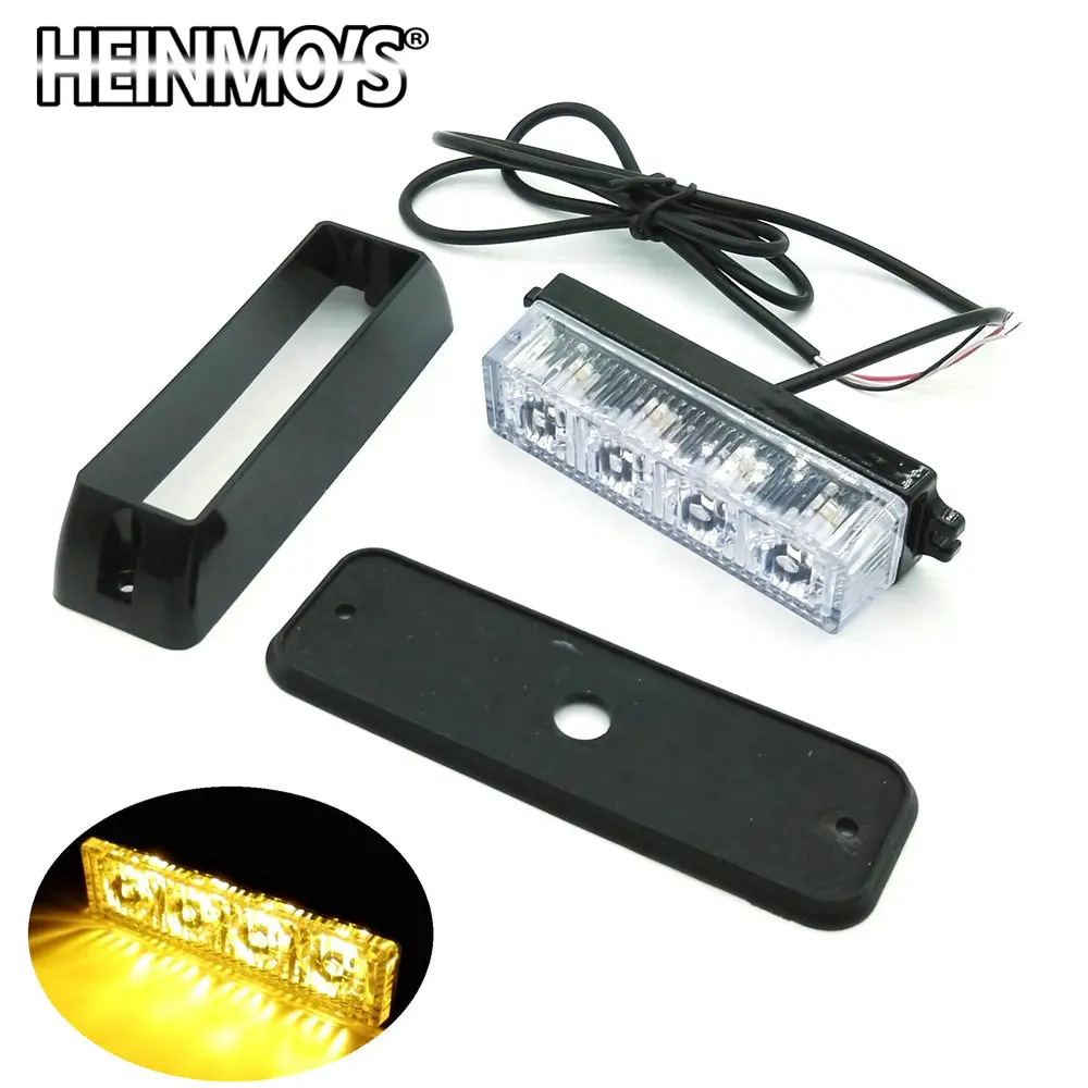 3 светодиодный/4 светодиодный автомобиль грузовик вспышка противотуманная фара