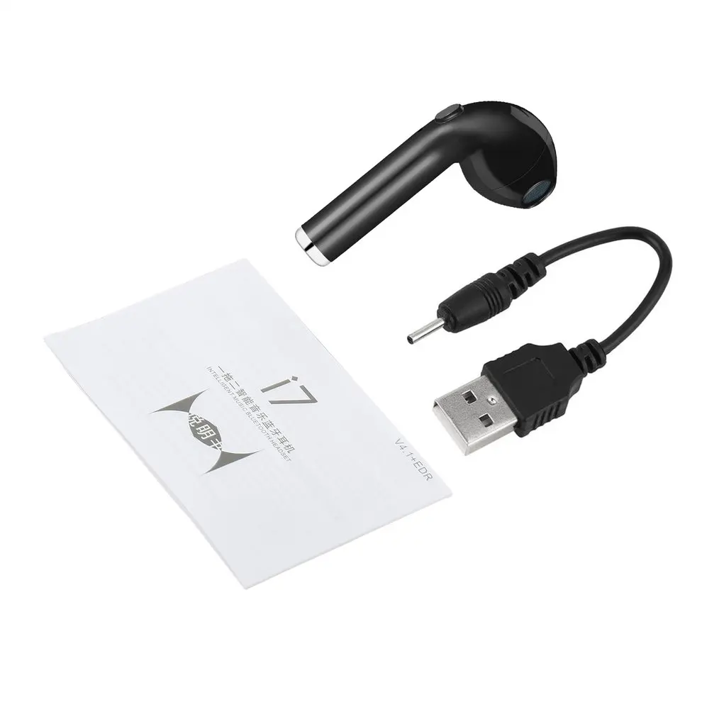 

I7 Интеллектуальная музыка двойной режим Bluetooth-совместимая гарнитура V4.1 + EDR наушники беспроводные наушники