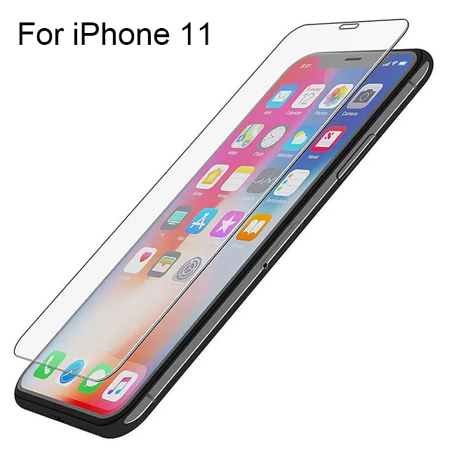 For iPhone 11 Для iphone 8 Plus 7 6 6S X XS Max XR 11 Pro 5S SE 5C защита для экрана из закаленного стекла Защитная пленка для экрана - Цвет: For iPhone 11