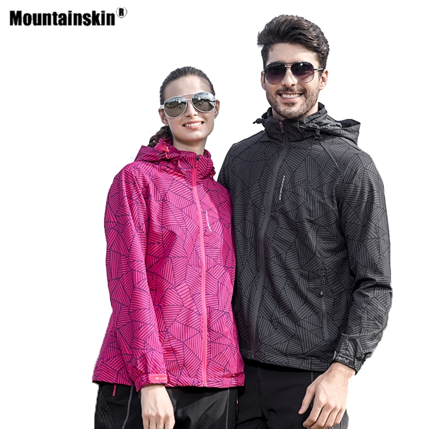 Mountainskin мужские и женские походные камуфляжные куртки для спорта на открытом