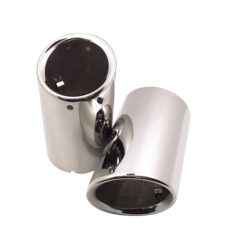 

2 шт. 3 цвета Нержавеющая сталь автомобильный наконечник выхлопной трубы автомобиля для Audi Q3 на входе (8 см), модификация глушитель выхлопной трубы декоративный наконечник аксессуары