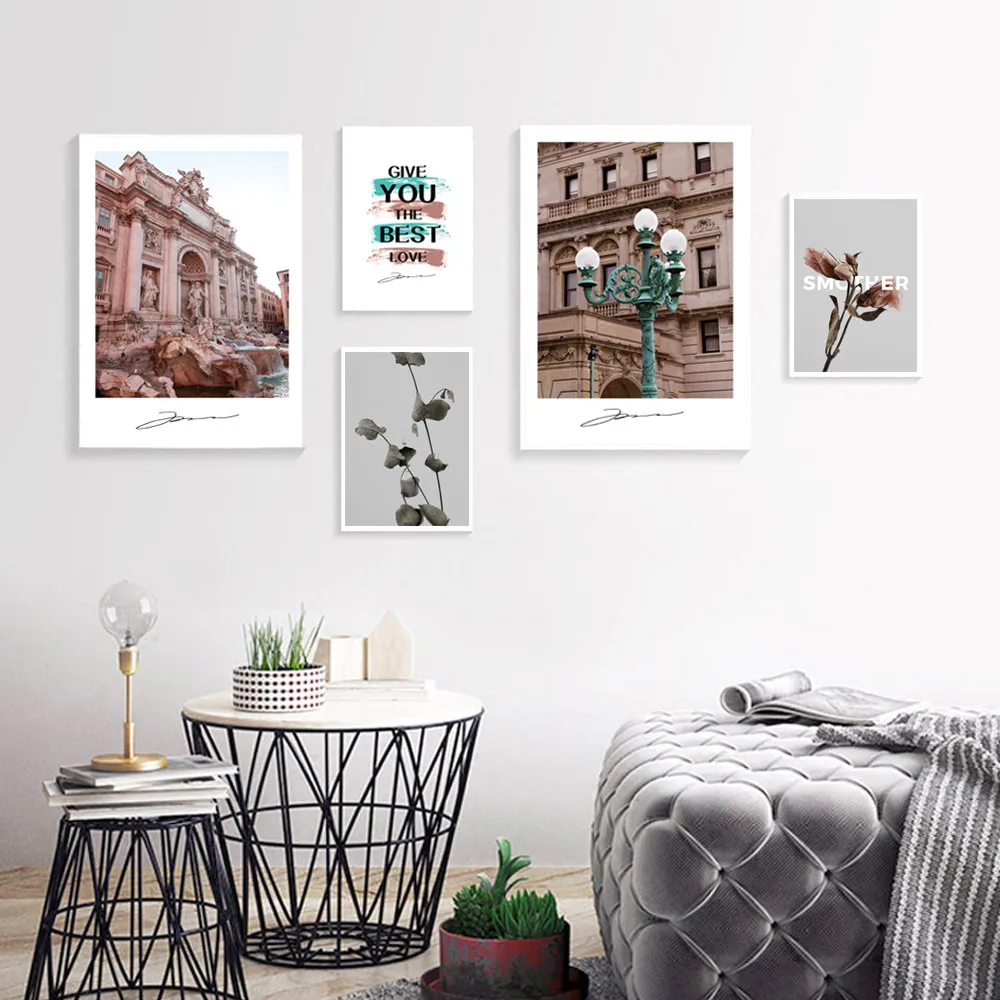 Пейзаж настенные картины для гостиной городской пейзаж Постер винтажная