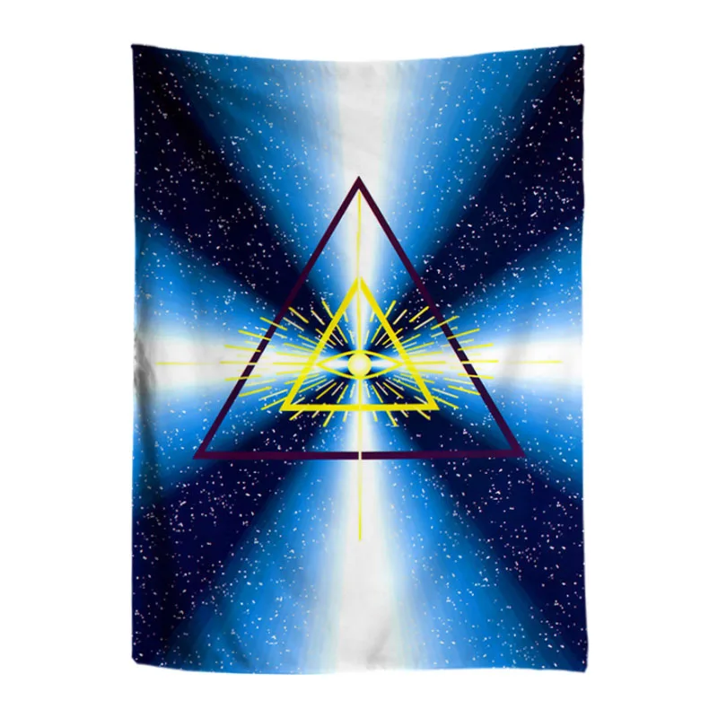 

Psychedelic Galaxy Wall Tapestry Friendship Energy Chakra Tapestry Angel Eye Cross Decoration Wall Hanging Painting Cloth Large