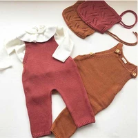 2020 autumn baby girls rompers cotton infant baby girl romper baby boys rompers pants newborn baby girl knitted jumpsuit clothes