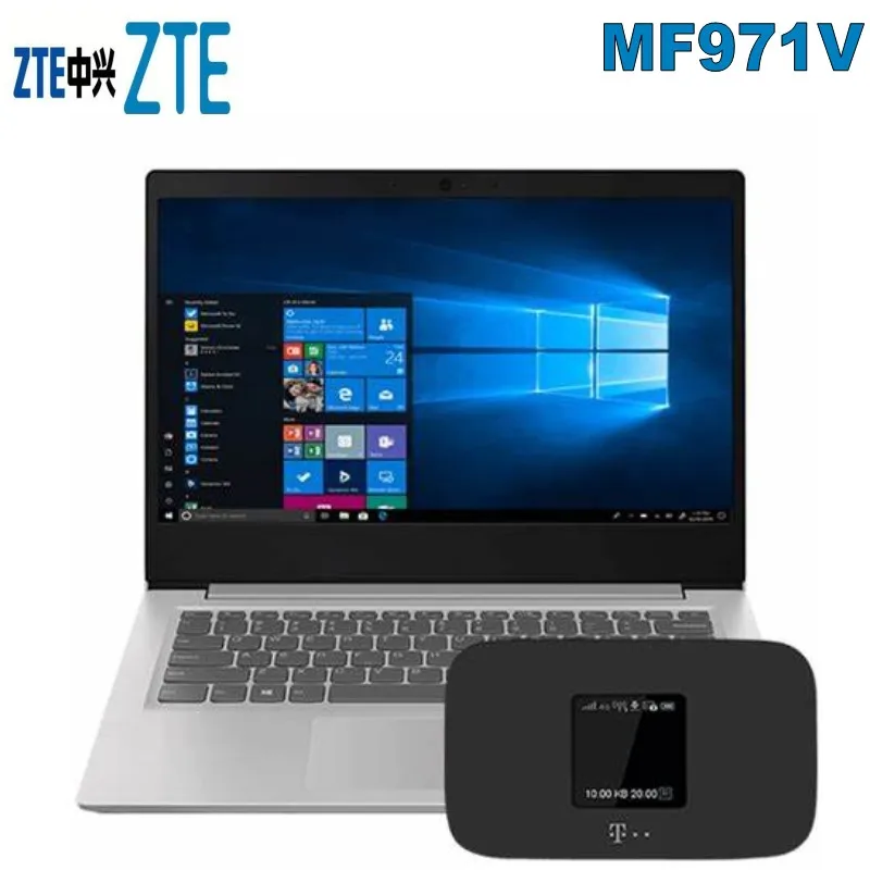 Оригинальная разблокировка 300 Мбит/с ZTE MF971V Cat6 WiFi роутер 4G LTE с B1/2/3/4/5/7/8/17/12/20/28 TDD B38/40