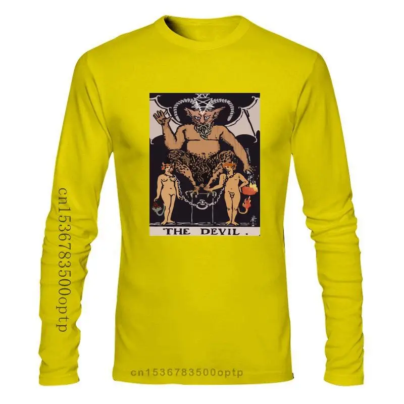 

Женская футболка с изображением дьявола Таро