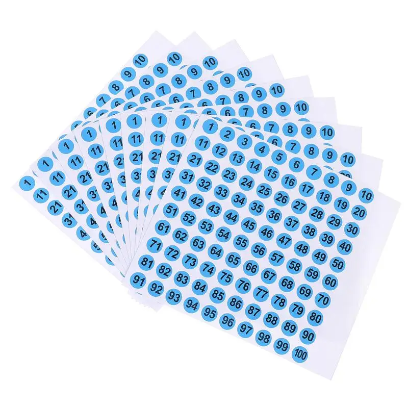

Наклейки с круглыми цифрами 100 шт., наклейки с уникальными цифрами, наклейки с круглыми цифрами
