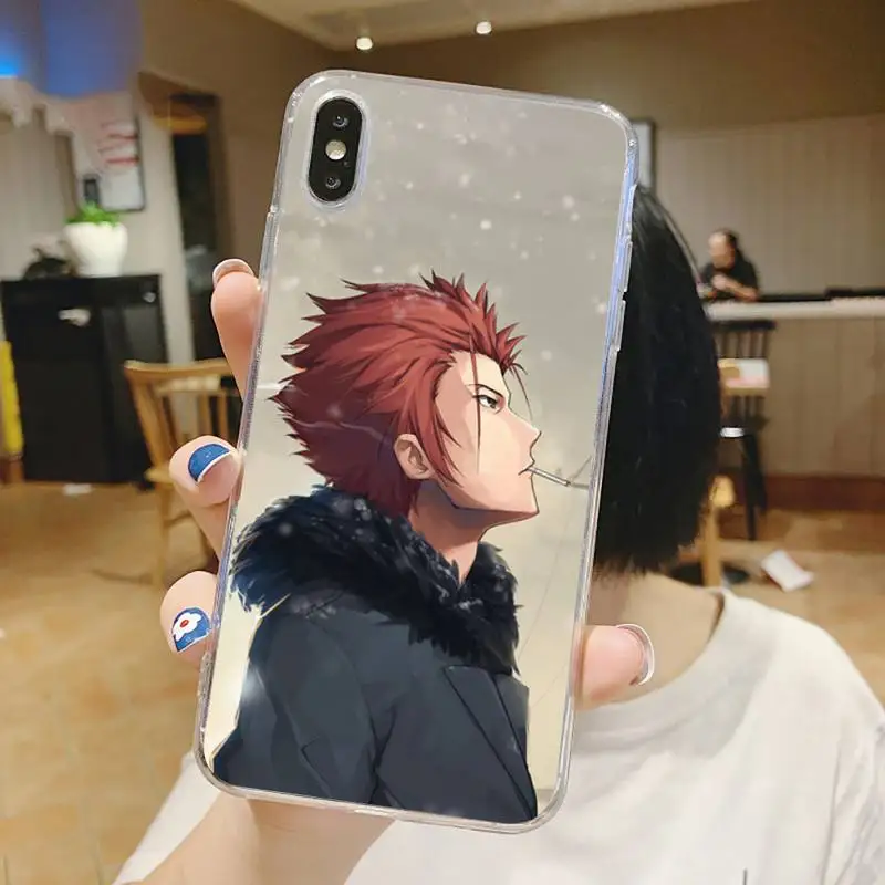 

K Project Japan anime Phone Case Transparent for iPhone 6 7 8 11 12 s mini pro X XS XR MAX Plus