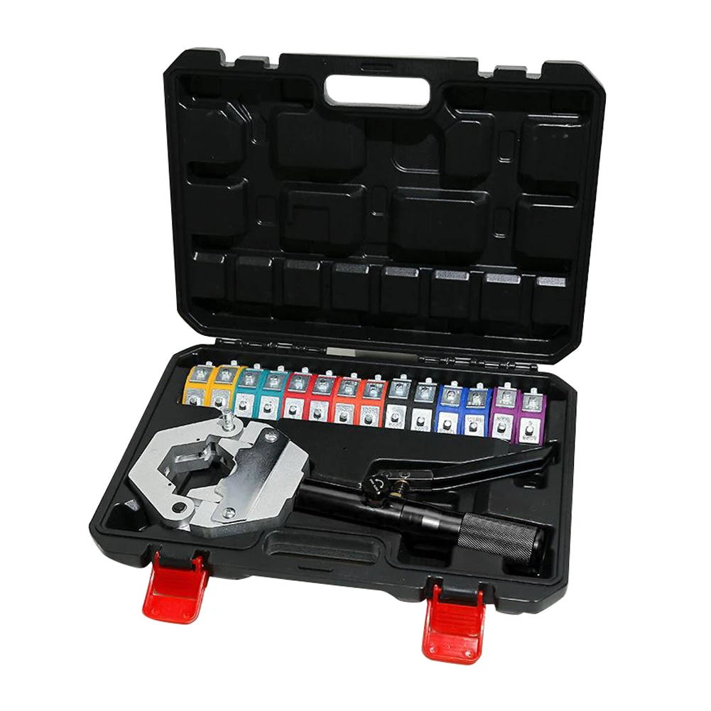 Переносной ручной гидравлический инструмент для обжима шлангов кондиционера