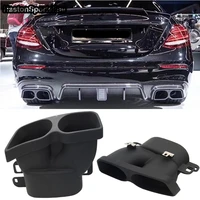 for benz e class w212 e63 amg e200 e300 e320 b style stainless steel rear exhaust pipe car accessories