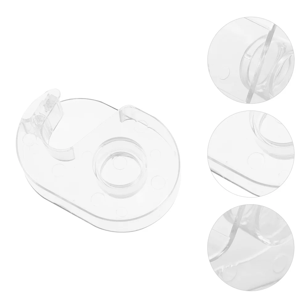 

5pcs Transparent Tape Dispenser Cutters Mini Washi Tape Holders