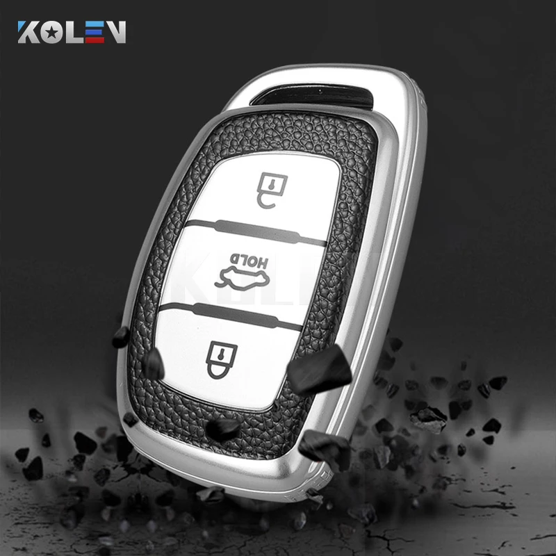 Кожаный термополиуретановый чехол ключа дистанционного управления автомобилем