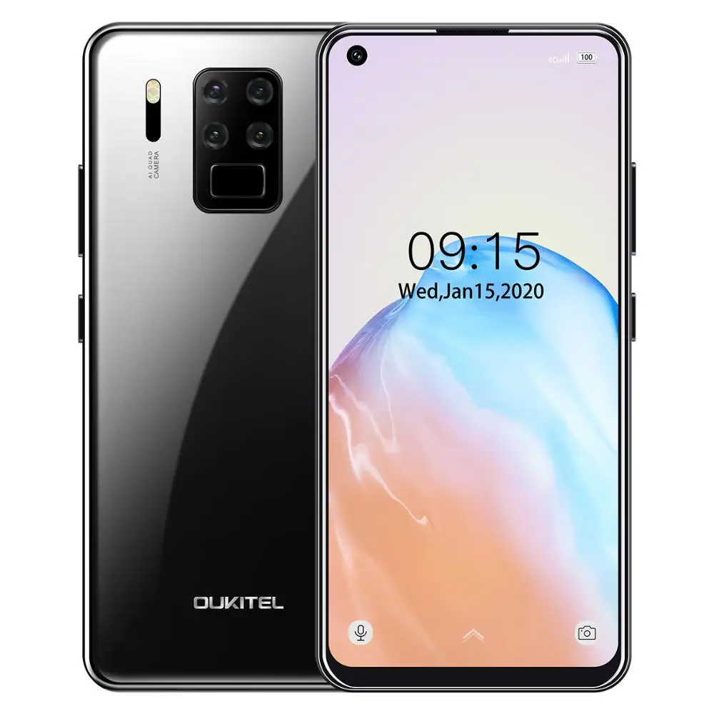 OUKITEL C18 Pro 6 55 &quot4 Гб 64 ГБ Android 9 0 смартфон 4000 мАч 16MP 4 камеры 1600*720 MT6757 Восьмиядерный