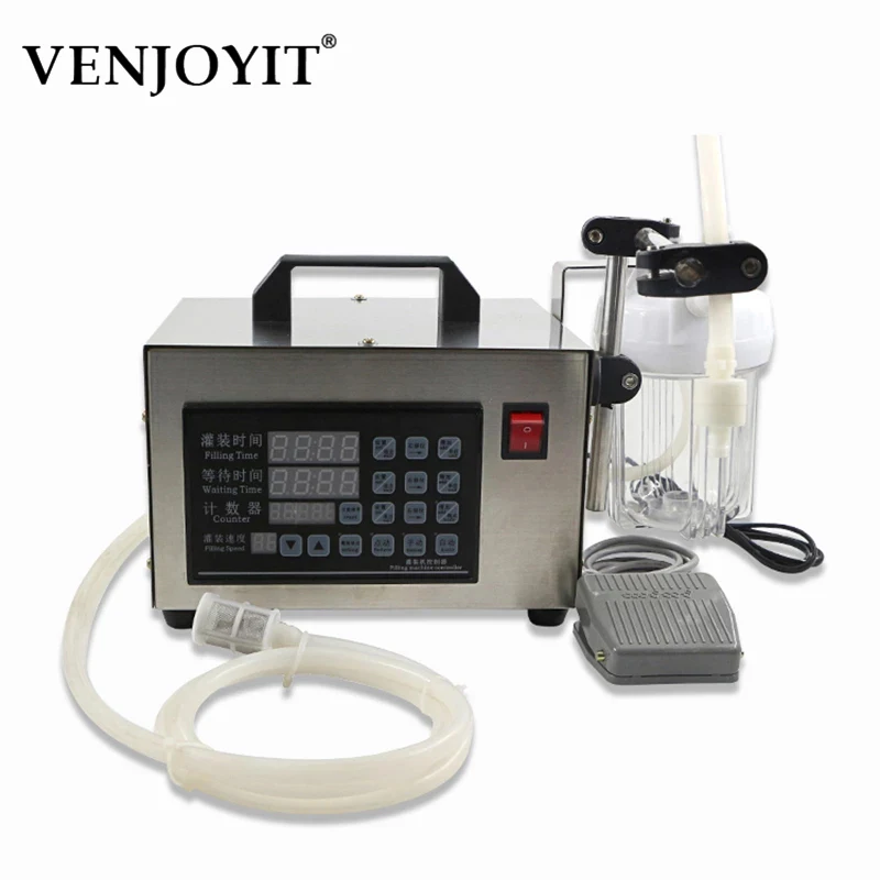 

220V Microcomputer Commercial Control Automatic Liquid Filling Machine Water Wine Filling Machine With Filter