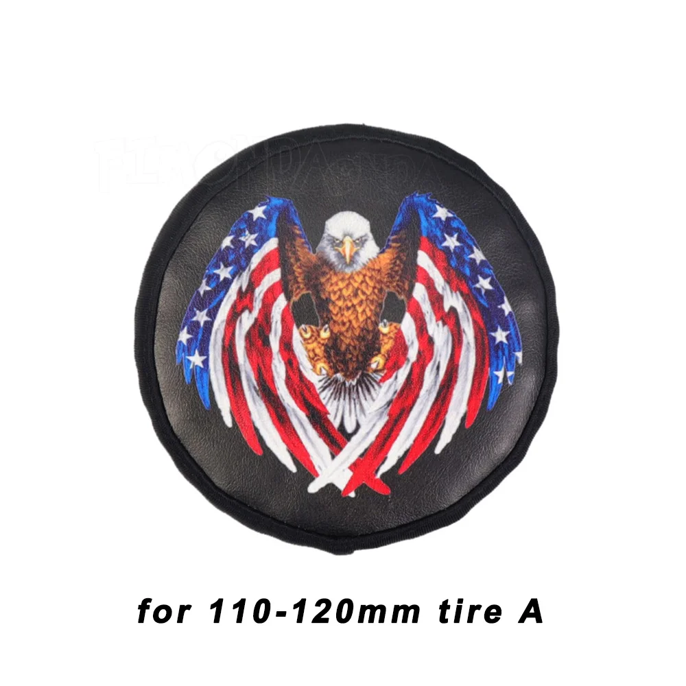 for 110-120mm tire A RC украшение автомобиля ПУ кожа запасная крышка шины для 1/10 RC Гусеничный Traxxas TRX4 осевой SCX10 Рейф RC4WD D90 Tamiya CC01 - Цвет: for 110-120mm tire A