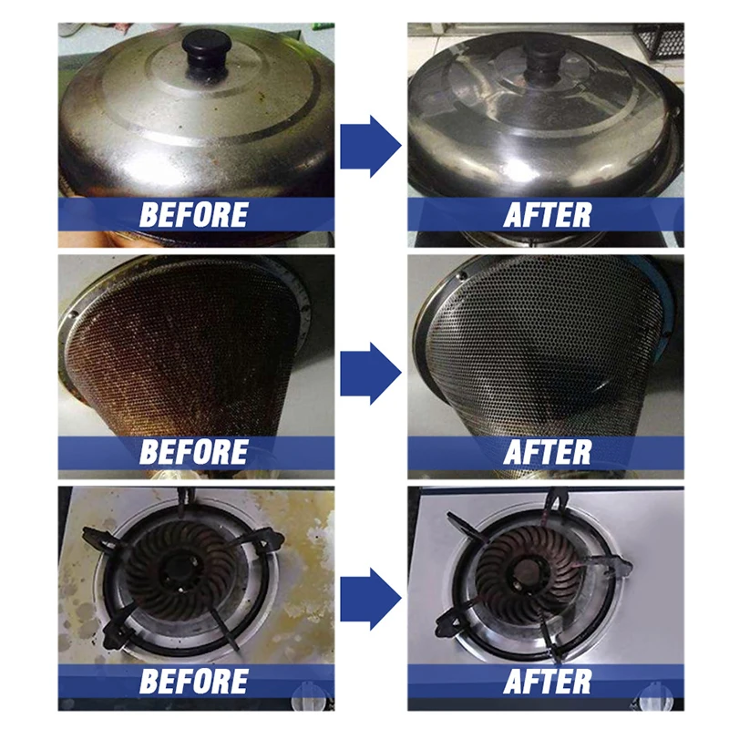 

Kitchen Grease Cleaner Rust Remove Multi-Purpose Foam Cleaner Bubble Cleaner Household Cleaning Tool Bubble Spray New Ar