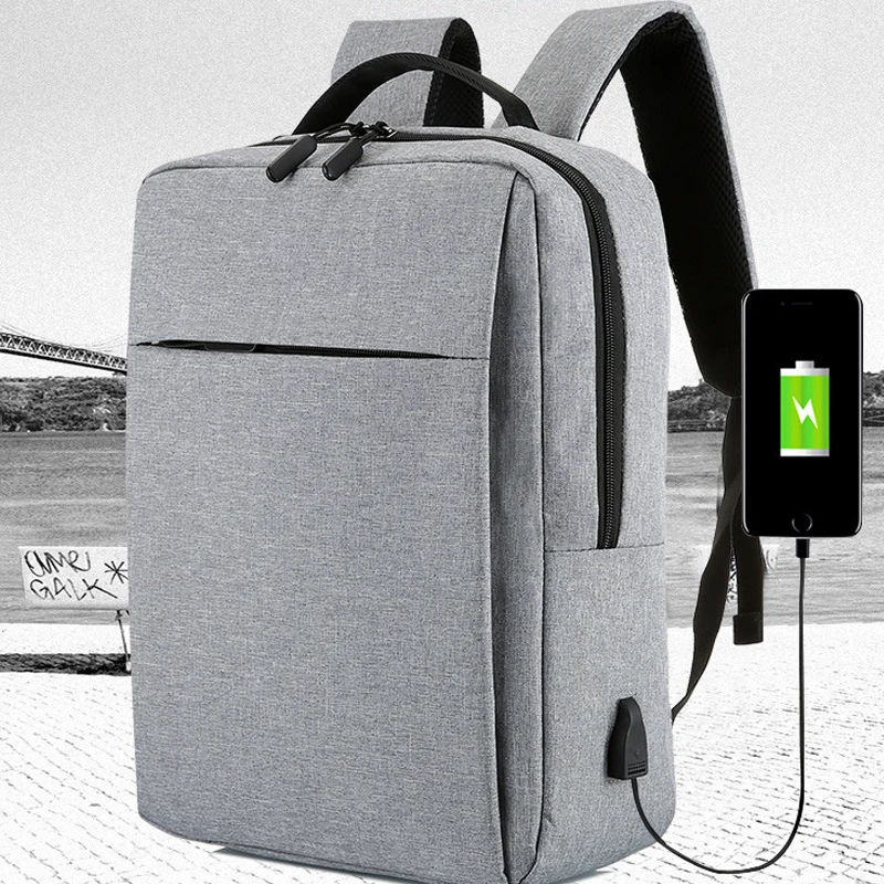 Рюкзак мужской для ноутбука 15 6 дюйма водоотталкивающий с несколькими USB-портами |