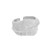 925 sterling silver rings gift for women irregular trendy minimalist adjustable fine aesthetic open rings 2021 trend jewellery