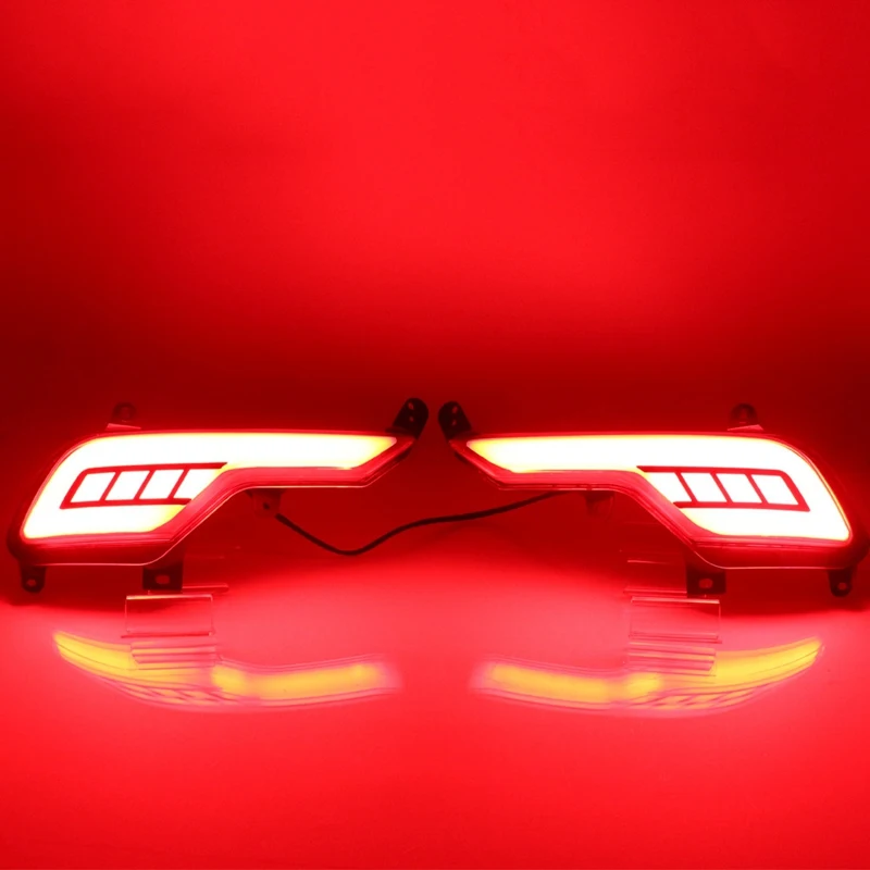 

2Pcs for Hyundai New Shengda Santa Fe Three-Function Rear Bumper Light Brake Warning Light