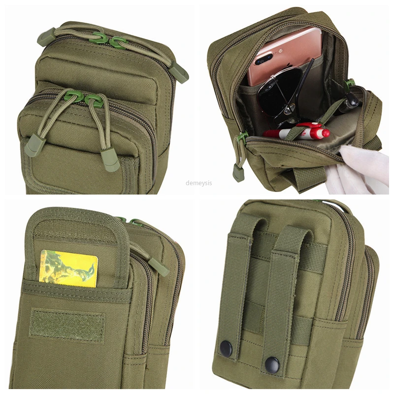 

Waterproof Nylon Tactical Waist Belt Mobile Phone Bag Molle Military Airsoft Hunting Tools Wait Packs Hiking Climbing Pouches