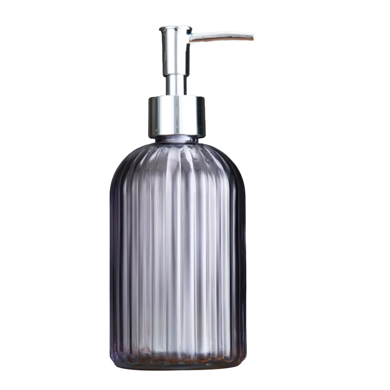 

2021 New Refillable Soap Dispenser with Rust Proof Pump Glass Hand Soap Dispenser