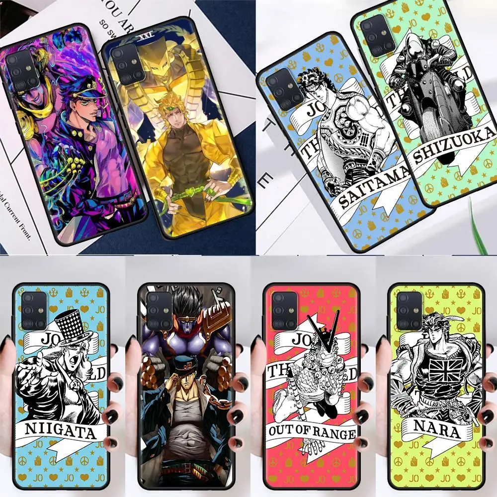 

Silicone Case For Samsung Galaxy A51 A71 A21S A12 A31 A32 A52 A41 A02S A10 M31 M51 Soft Phone Coque JoJo Bizarre Adventure