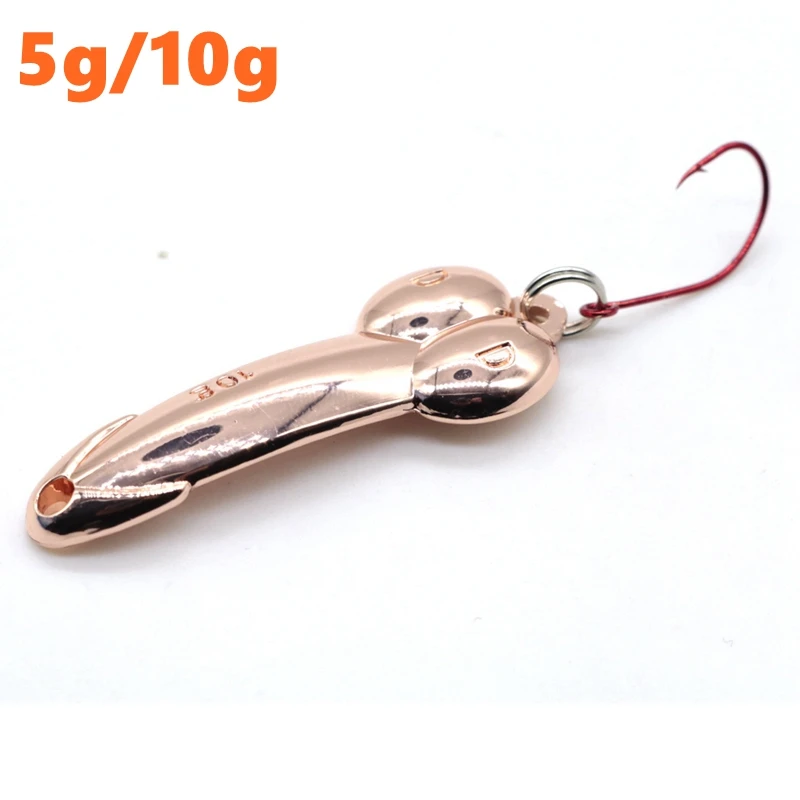 5 шт. металлическая рыболовная приманка DD в виде ложки тройной крючок г 10