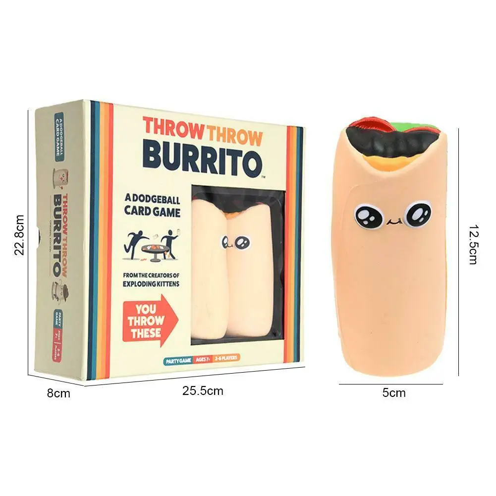 Burrito бросьте в вышибалы метания карточная игра Настольные игры для Семья дома