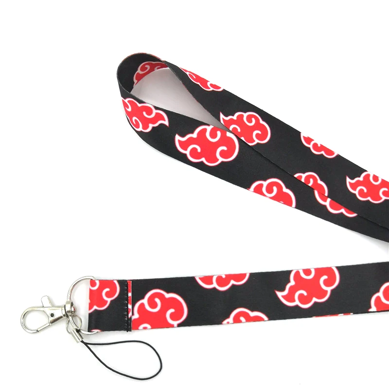Наруто облака 90s мультфильм Забавный Винтаж шейный ремень Lanyards ID значок держатель для карт брелок мобильный телефон ремень подарок