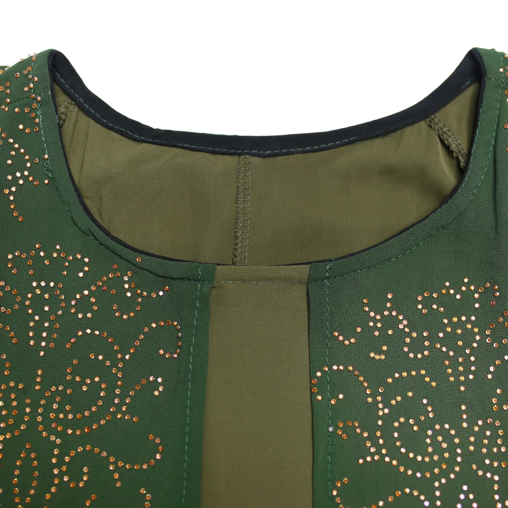 Модное Длинное Платье абайя в мусульманском стиле комплект из двух предметов 2020