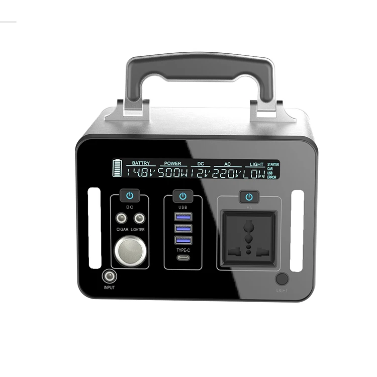 

500W 1000W Solar Power System Outdoor Handy Portable Laptop Power Bank Station