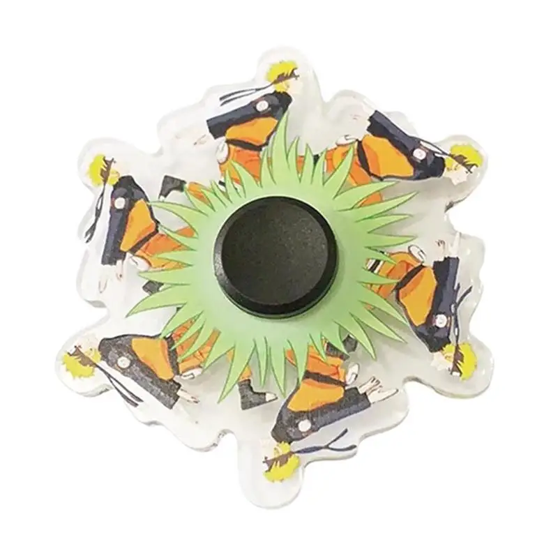 

Running Dynamic Fingertip Top Toy 3D Cartoon Gyros Sasuke Dynamic Spinner Finger Spinner Decompression Toy For Kids Adults Toys