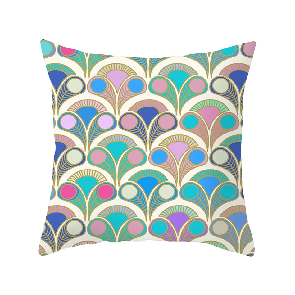 

Fuwatacchi Indian Style Cushion Cover Feather Sheep Skull Pillow Case Home Decorative Indian Avatar Pillows Cover For Sofa Seat