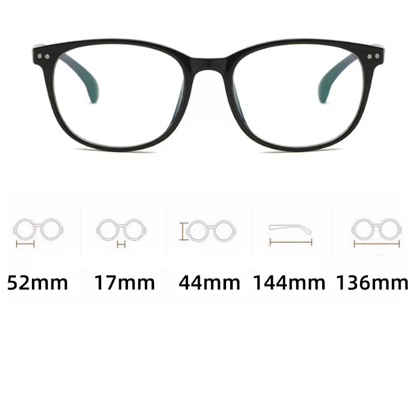 2020 Горячая оптическая простая зеркальная полная оправа очки для учеников мужчин