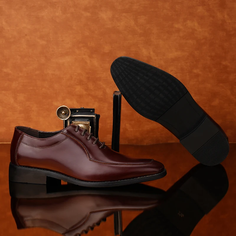 

Туфли мужские повседневные, модные лоферы, плоская подошва, кожаные, черные, 2020