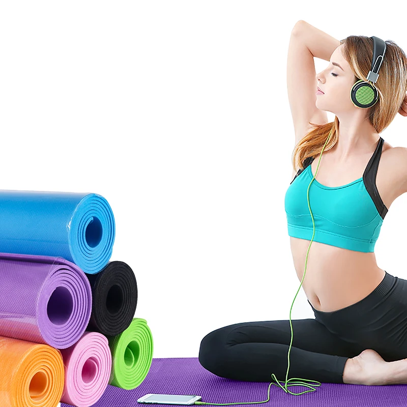 

Pilates Yoga Mats Set Non-slip Gymnastics Mats For Women Exercise Mat Bulk Home Gym Fitness Travel Sports Mat Cushion With Bag