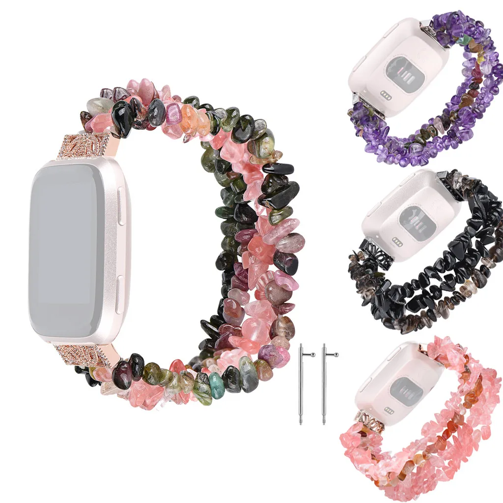 

HIPERDEAL Fashion Replacement Crystal Metal Watch Band Wrist Strap For Fitbit Versa Strap New High Quality Watch Band Jy24