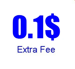 

Extra Fee, 0.1 dollar